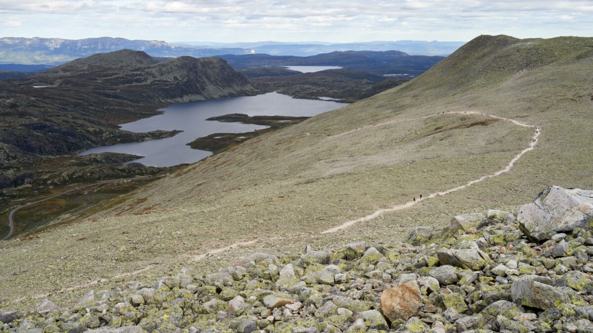 sentier arctique près logique frontière visible