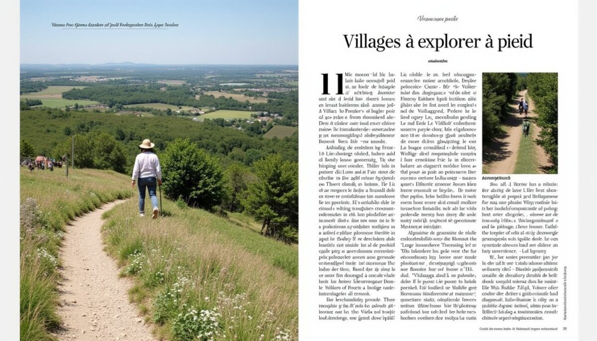 Villages à explorer à pied : 12 balades presque randonnée, sans se fatiguer, sans se perdre